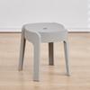 Moda Nórdica Taburete Redondo Plástico Engrosado Taburete para Adultos Apilable Banco para Mesa de Comedor Silla para el Hogar Taburete de Repuesto Taburete Alto