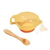 Herramientas para Alimentar con Agua Arroz Cereales Suplemento Alimenticio para Bebés, Plato para Comida de Bebé, Juego de Plato y Cuchara para Niños Pequeños, Juego Especial para Recién Nacidos