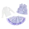 Conjunto de Vestido Hanfu de Estilo Chino Tradicional para Niñas Otoño e Invierno para Niños Mayores, Atuendo de Invierno de Nuevo Estilo Chino para Celebraciones de Año Nuevo