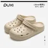 Zuecos Puxi para Uso al Aire Libre en Verano, de Suela Gruesa, Antideslizantes, de Suela Suave, Zapatillas Cerradas para Hombre, Zuecos de Exterior de Eva