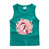 Chaleco Infantil Verano 2022 Nuevo Pony Delgado Camiseta Interior Estampada para Niños y Niñas Camiseta sin Mangas