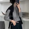 Mjuniqiou Suéter Base Suave y Acogedor Suéter de Punto Cuello Redondo Suéter Pulóver para Mujer Manga Larga Corte Holgado Mismo Estilo que Youjia