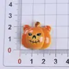 Acessórios de Resina de Fantasma e Abóbora de Halloween Desenho Animado Enfeites DIY Acessórios de Cabelo Chaveiro Pequenos Pingentes Charms para Tamanco DIY