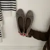 Sapatos Femininos para o Dia a Dia 2026 Sapatos Baixos Planos com Superfície Macia Fosca, Laço, Confortáveis, Antiderrapantes, Versáteis, Sola Macia, Bolinhas