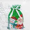 Bolsas de Regalo Navideñas con Cordón de Fábrica, Bolsas para Empaquetar Regalos de Navidad, Bolsas de Almacenamiento, Bolsas de Regalo para Fiestas