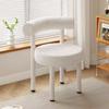 Dormitorio, tocador, silla de maquillaje sencilla, silla de comedor ligera de lujo, silla pequeña y gruesa de celebridad de Internet, silla de diseñador con bolso suave, mesa de maquillaje