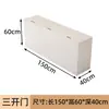 Gabinete de Madera Maciza tipo Sándwich Gabinete de Mesita de Noche Gabinete de Almacenamiento Tatami Montado en la Pared Gabinete de Mesita de Noche Gabinete de Almacenamiento para Espacios Largos en la Mesita de Noche Gabinete Lateral
