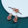 Accesorios de aleación antigua gota de aceite doble cara calabaza Guofeng cuentas sueltas pulsera DIY pulsera accesorios de joyería con cuentas