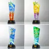 Troféu Colorido com Impressão de Cor de Cristal Personalizado Corporativo Funcionário Excepcional Reunião Anual Prêmio Honorário Trimestral Medalha Comemorativa de Aposentadoria