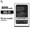 Adequado para bateria de celular Tianyu KB-5C SPCFP800AA, bateria nova e durável 800mAh, atacado de fábrica