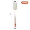 Nuevo Producto Taza Cepillo Quitamanchas Cocina, Seguro para la Mano, Cepillo de Botella Limpiador Desmontable, Mango Extendido, Cepillo de Taza Reemplazable