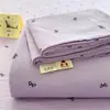 Nuevo estilo de algodón acolchado Clase A gasa arrugada doble capa juego de sábanas de tres piezas para dormitorio de casa y dormitorio de estudiante sábana individual