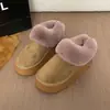 Botas de nieve de suela gruesa para mujer, nuevo modelo de invierno 2026, forradas de felpa, cálidas, antideslizantes, casuales, adecuadas para usar al aire libre, botines peludos