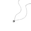 Collar de Corazón, Pequeño, Sencillo y Elegante, Cadena Corta para Clavícula, Collar de Moda, Corazón de Melocotón Sexy en Forma de Corazón, Estilo Súper Hada y Genial
