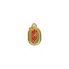 Colgante de aleación de oro de arena vietnamita para atraer la fortuna con pulsera de hilo rojo auspicioso azul quemado Accesorios hechos a mano para manualidades