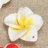 Ovo de flor de cerâmica macia de 20 mm, pétala de flor, furo, brincos de feriado DIY, material para brincos, pingente, acessórios para corrente de celular