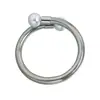 Joyería Transfronteriza Europea y Americana, Gargantilla Pulsera de Cadena Hueso de Serpiente Vintage con Perlas, Exagerado Diseño de Doble Perla, Gargantilla de Alta Gama