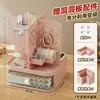 Mesa de Armazenamento Tipo Gaveta de Placa de Furo de Mesa Mesa de Armazenamento Sem Perfuração Cosméticos Acabamento Rack de Armazenamento Penteadeira