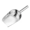 Acero Inoxidable 304 Pala para Hielo Máquina de Hielo Cuchara para Hielo Pala para Harina Pala para Cereales Pala para Cubitos de Hielo Pala Multiusos para Té Transfronterizo