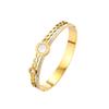 Pulsera de acero inoxidable de titanio con números romanos chapada al vacío, gran oferta en Amazon, comercio electrónico transfronterizo, AliExpress