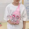 Mochilas al por mayor, modernas y lindas para clases medias y grandes, para niños y niñas, bolsos cruzados, monederos, riñoneras de dibujos animados para jardín de niños Labubu