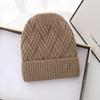Gorros de Invierno para Mujeres de Mediana Edad y Mayores, Gorros Cálidos de Algodón con Forro de Felpa para Abuelas, Gorros de Punto con Protección para los Oídos para Madres, Gorros de Lana para Mujeres