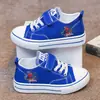Zapatillas Infantiles Estilo Coreano Nuevas Primavera y Otoño Zapatos de Lona para Niños Zapatos Casuales Versátiles de Dibujos Animados para Niñas Zapatos de Tela Modernos