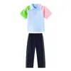 Uniformes de Jardín de Infancia de Verano, Uniformes de Manga Corta Estilo Universitario, Uniformes para la Actuación del 1 de Junio, Uniformes de Primer Grado, Uniformes de Escuela Primaria