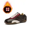 Bestseller de Douyin 2 cm y 5 cm Capa Superior Cuero de Vaca Encerado Aceitoso Versión Brisa de Otoño Zapatos de Mujer Zapatos de Entrenamiento Alemanes Mocasines Casuales