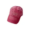 Gorra de Béisbol Desgastada Bordada Estilo Coreano con Bordado Original de Letras Multilinea, Gorra Visera Solar para Mujer, Versátil para Viajar al Trabajo