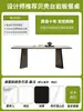 Mesa de Comedor de Piedra Sinterizada Blanca Pura Base de Soporte Completo Mesa de Comedor Rectangular Lujo Ligero Moderno Minimalista Diseñador Mesa de Comedor de Acero Inoxidable