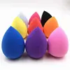 Personalização de Cor/Formato, PU Hidrofílico, Esponja de Beleza Gota d'Água Multicor, Pincel de Maquiagem, Ferramenta de Beleza