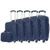 Maleta de Viaje Multicompartimento ABS Transfronteriza Regalo Viaje Caja con Contraseña Impermeable Ruedas Universales Trolley Expandible