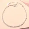 En stock suministro pulsera personalizada europea y americana moda tobillera personalizada de amor exótica todo partido pulsera sexy en forma de corazón