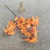Floristería de Simulación de Boda Naranja Material de Flores Naranja Naranja Tema Arreglo de Lugar de Boda Hotel Arreglo de Flores de Plástico