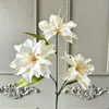 3 Flores Artificiais de Lírio Feitas de Tecido de Seda para Decoração de Casamento, Salão de Casamento, Banquete de Noivado, Arranjos de Flores e Materiais Florais