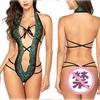 Suministro transfronterizo de Europa y Estados Unidos, comercio exterior, ropa interior sexy de encaje sexy, ropa interior abierta de una pieza para mujer, fabricantes al por mayor