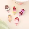 Accesorios de Resina al por Mayor Materiales Hechos a Mano DIY Decoraciones para Zapatos Pegatinas para Vasos de Agua Pegamento de Crema Accesorios para el Cabello Pequeñas Pegatinas Luminosas de Helado