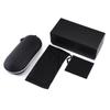 Estilo simple portátil anti-presión gafas de sol portátil para mujer cuero suave bolsa embalaje exterior bolsa cubierta traje estuche para gafas
