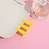 Pinzas de pato de plástico de colores dulces hechas a mano para niños, pinzas para el pelo de plástico sólido tipo gelatina para niñas pequeñas, 3.5 cm