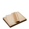 Tapete cuadrado liso de papel para barbacoa, papel absorbente de aceite para hornear, papel para charola de hornear, tapete para alimentos, papel anti-aceite para freír en horno comercial.