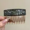 Pente de cabelo penteado de cabeça para baixo novo grampo de cabelo com franja de laço antiderrapante caveira alta estiloso moderno grampo de cabelo lateral com mechas acessório de cabelo