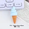 Pendente de Resina de Sorvete de Verão Multicor Simulado DIY Feito à Mão Pingente para Colar Pulseira Chaveiro Venda Quente Transfronteiriça