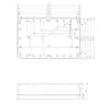 230*150*60mm Caja Digital para Instrumentos de Exterior F15 Tapa Baja de Plástico Caja Impermeable Caja de Conexiones