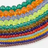 Rueda de Cuentas Planas de Cristal de Vidrio de 2-10 mm Cuentas Sueltas Material para Manualidades con Cuentas Accesorios para Joyería Pulsera Collar