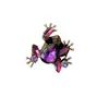 Broche de Rana de Vidrio de Colores Nuevo Incrustado de Diamantes Transfronterizo Moda Europea y Americana Elegante Corsage Exagerado Lujo Accesible y Sentido de Alta Gama