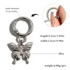 Transfronterizo Nuevo Lazo Negro Sedas y Satines Metal Anillo de Resorte Abierto Colgante Decoración DIY para Zapatos Equipaje Accesorios de Decoración