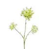 Plantas Verdes Artificiais, 3 Cebolas Verdes Artificiais Grandes, Flores Artificiais para Decorações de Casamento, Montagem de Cena, Decoração de Porta, Flores Artificiais, Plantas Verdes Falsas