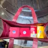 Festival do Meio Outono Presentear Sacola Não Tecida Espessa Sacola Tote Grande Ecológica Sacola de Presente Sacola com Zíper para Bebidas Personalização