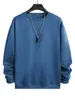 Sudadera de Color Caramelo, Corte Holgado, Color Sólido, Adecuada para Primavera, Otoño e Invierno, Unisex, Felpa Larga y Gruesa, Top Multifuncional, Camiseta Deportiva